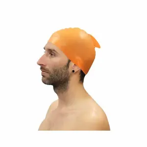 Lot de 10 bonnets de bain silicone avec nageoire Softee image-0