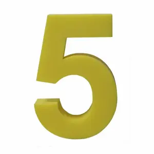 Conjunto de 5 mini-lápis numéricos de cores sortidas Softee image-0