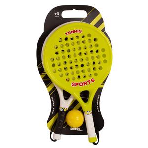 a005687-padel-racket-with-ball-for-kids-softee-plio-x2-green-white-black-one-size