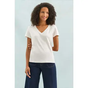 Women's V-neck T-shirt Sol's Regent image-1