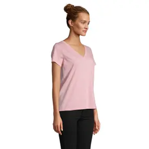 Women's V-neck T-shirt Sol's Regent image-2