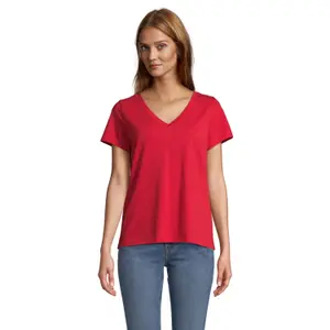 Women's V-neck T-shirt Sol's Regent image-0