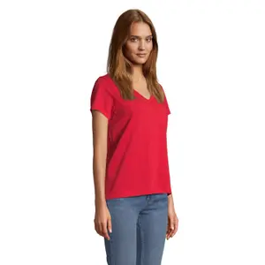 Women's V-neck T-shirt Sol's Regent image-2