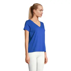 Women's V-neck T-shirt Sol's Regent image-2