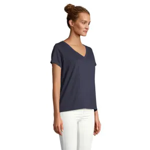 Women's V-neck T-shirt Sol's Regent image-2