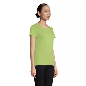 Figurbetontes Jersey-T-Shirt für Frauen Sol's Pioneer image-2