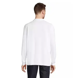 Long sleeve polo shirt Sol's Prime image-1