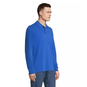 Long sleeve polo shirt Sol's Prime image-2