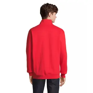 1/4 zip high collar sweatshirt Sol's Conrad image-1
