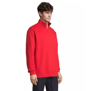 1/4 zip high collar sweatshirt Sol's Conrad image-2