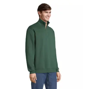 1/4 zip high collar sweatshirt Sol's Conrad image-2