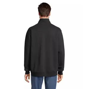 1/4 zip high collar sweatshirt Sol's Conrad image-1