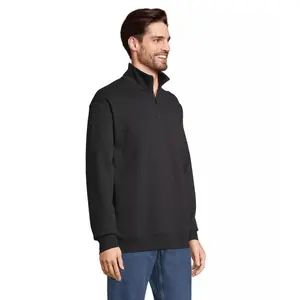 1/4 zip high collar sweatshirt Sol's Conrad image-2