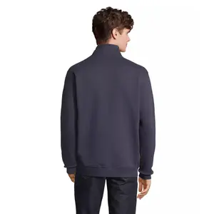 1/4 zip high collar sweatshirt Sol's Conrad image-1