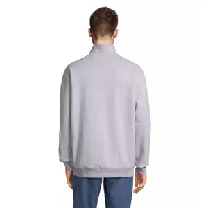 1/4 zip high collar sweatshirt Sol's Conrad image-1