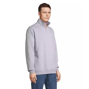 1/4 zip high collar sweatshirt Sol's Conrad image-2