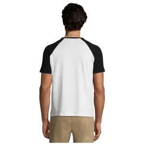Camiseta Sol's Raglan Blanc Noir image-1