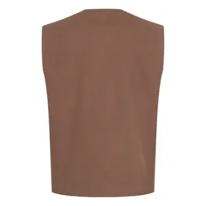 Sleeveless jacket Solid SDOak image-1