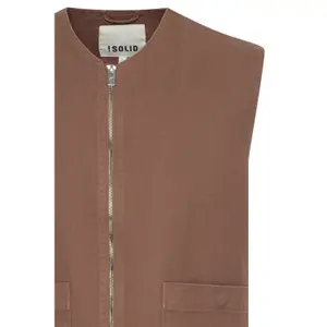 Sleeveless jacket Solid SDOak image-2