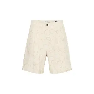 Short pleated with embroidery Solid Alann image-0