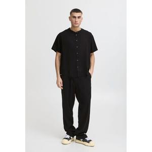 Camisa de cuello mandarín Solid Allan image-0