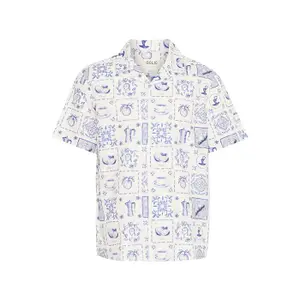 Chemise manches courtes Solid Piet image-0