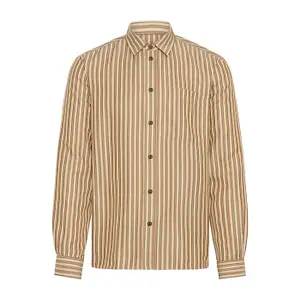 Långärmad skjorta Solid Roydon stripe image-0