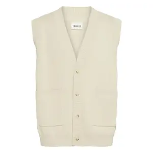 Mouwloze cardigan Solid Ryker image-0