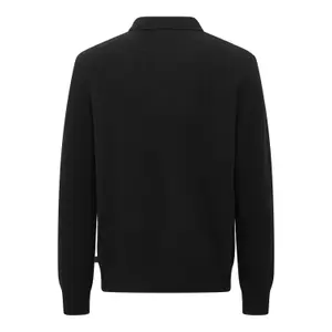 Long sleeve polo shirt Solid SDRick image-0