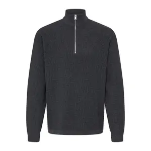 1/2 zip sweater Solid SDVian image-0