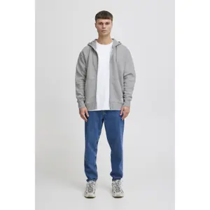 Sweatshirt com capuz e fecho de correr Solid Lenz image-2