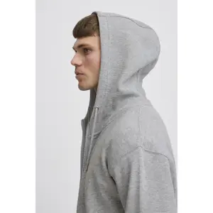 Sweatshirt com capuz e fecho de correr Solid Lenz image-6