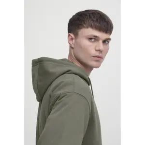 Sweatshirt com capuz e fecho de correr Solid Lenz image-4