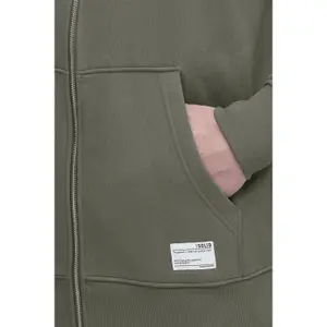 Sweatshirt com capuz e fecho de correr Solid Lenz image-6