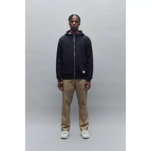 Sweatshirt com capuz e fecho de correr Solid Lenz image-3