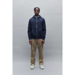 Sweatshirt com capuz e fecho de correr Solid Lenz image-2