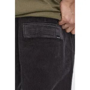 Cotton pleated elastic trousers Solid Liam image-4