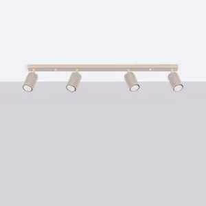 Plafonnier 4 lampes Sollux Lighting Karbon image-4
