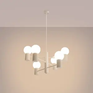 Lustre 6 Lamps Sollux Lighting image-1