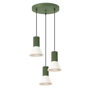 Hanging lamp Sollux Lighting Estria 3P