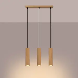 Κρεμαστή λάμπα Sollux Lighting Karbon 3L image-2