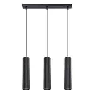 Κρεμαστή λάμπα Sollux Lighting Karbon 3L image-0