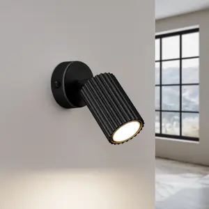 Τοίχου απλίκα με διακόπτη Sollux Lighting Karbon image-2
