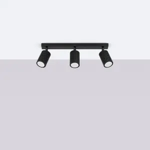 Luz de techo Sollux Lighting Karbon 3L image-1