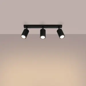 Luz de techo Sollux Lighting Karbon 3L image-2