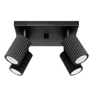 Απλίκα οροφής Sollux Lighting Karbon 4 image-0