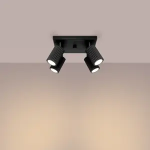 Απλίκα οροφής Sollux Lighting Karbon 4 image-2