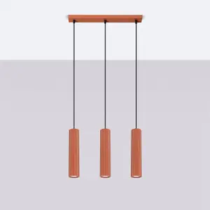 Κρεμαστή λάμπα Sollux Lighting Karbon 3L image-1