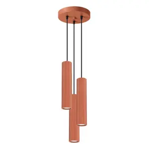 Κρεμαστή λάμπα Sollux Lighting Karbon 3P image-0