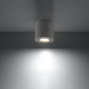 Plafoniera in calcestruzzo Sollux Lighting Orbis image-2